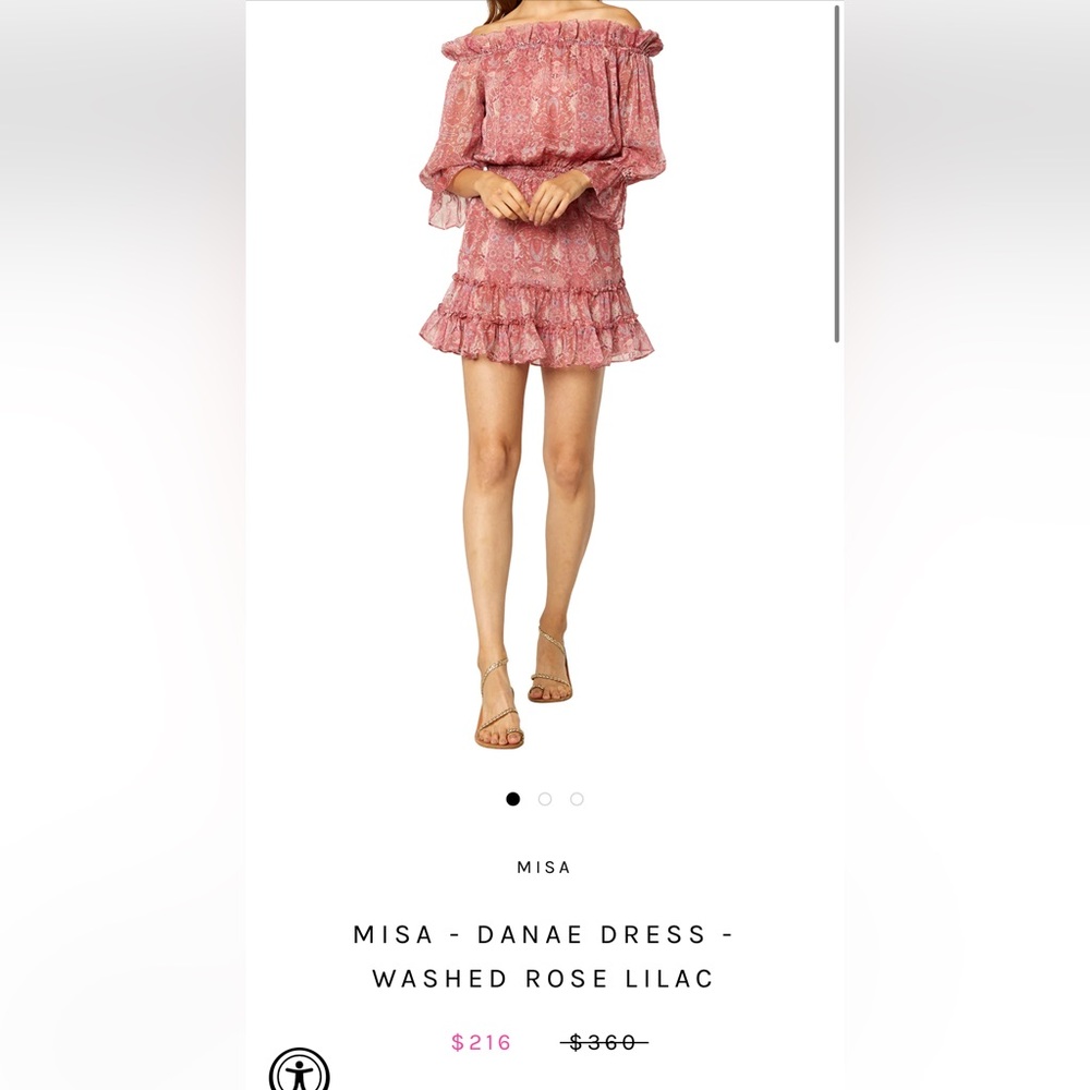 Misa off the shoulder dress